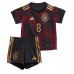 Tyskland Leon Goretzka #8 Borta Kläder Barn VM 2022 Kortärmad (+ Korta byxor)